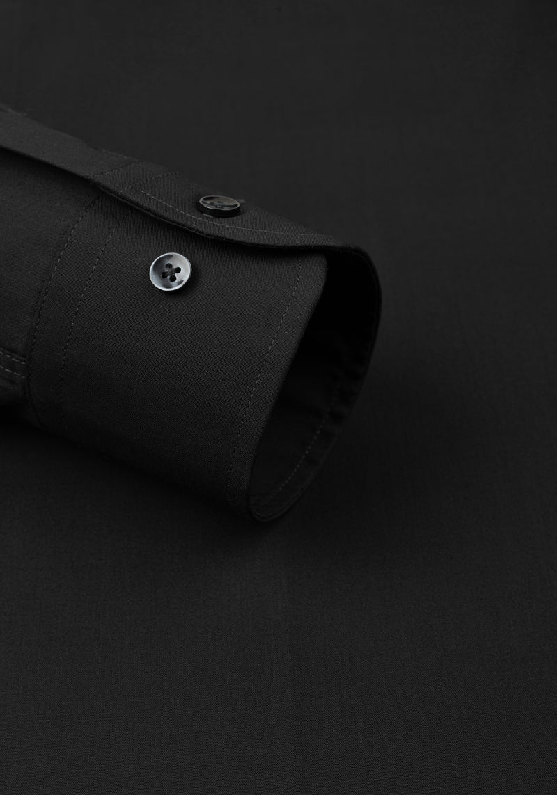 Carbon Black Chambray Shirt