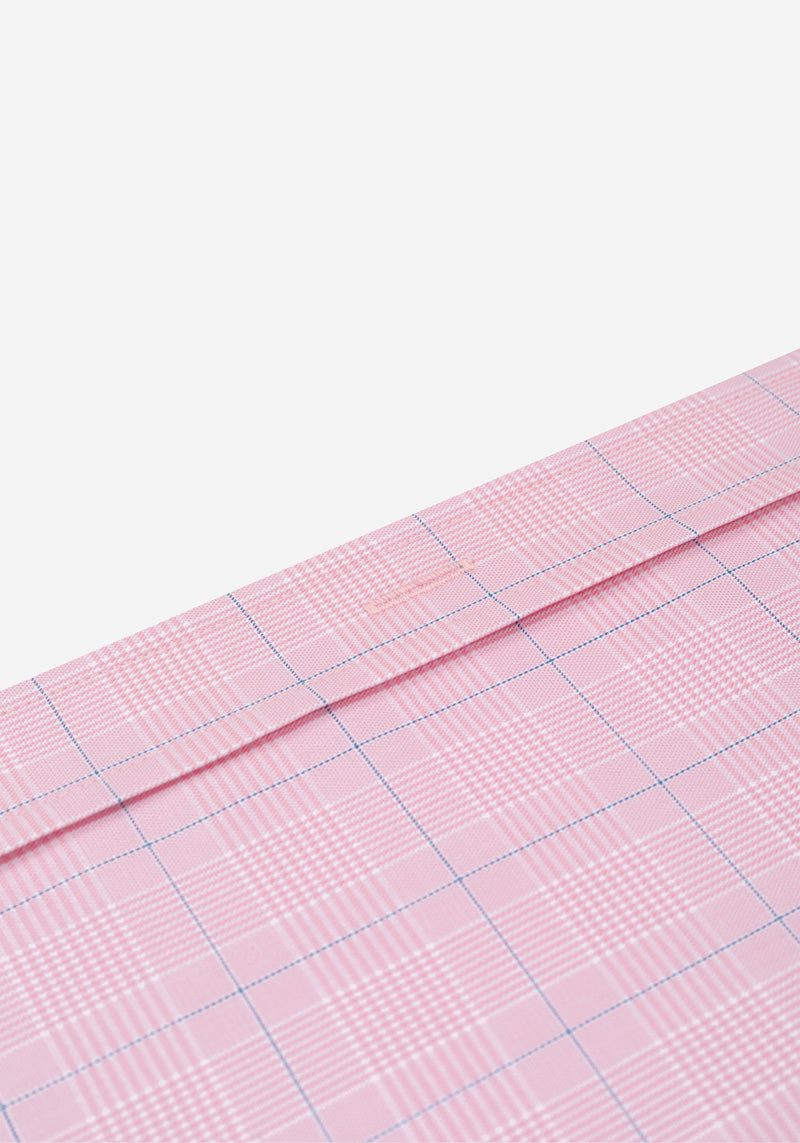 Cherry Pink Checked Signature Twill Shirt