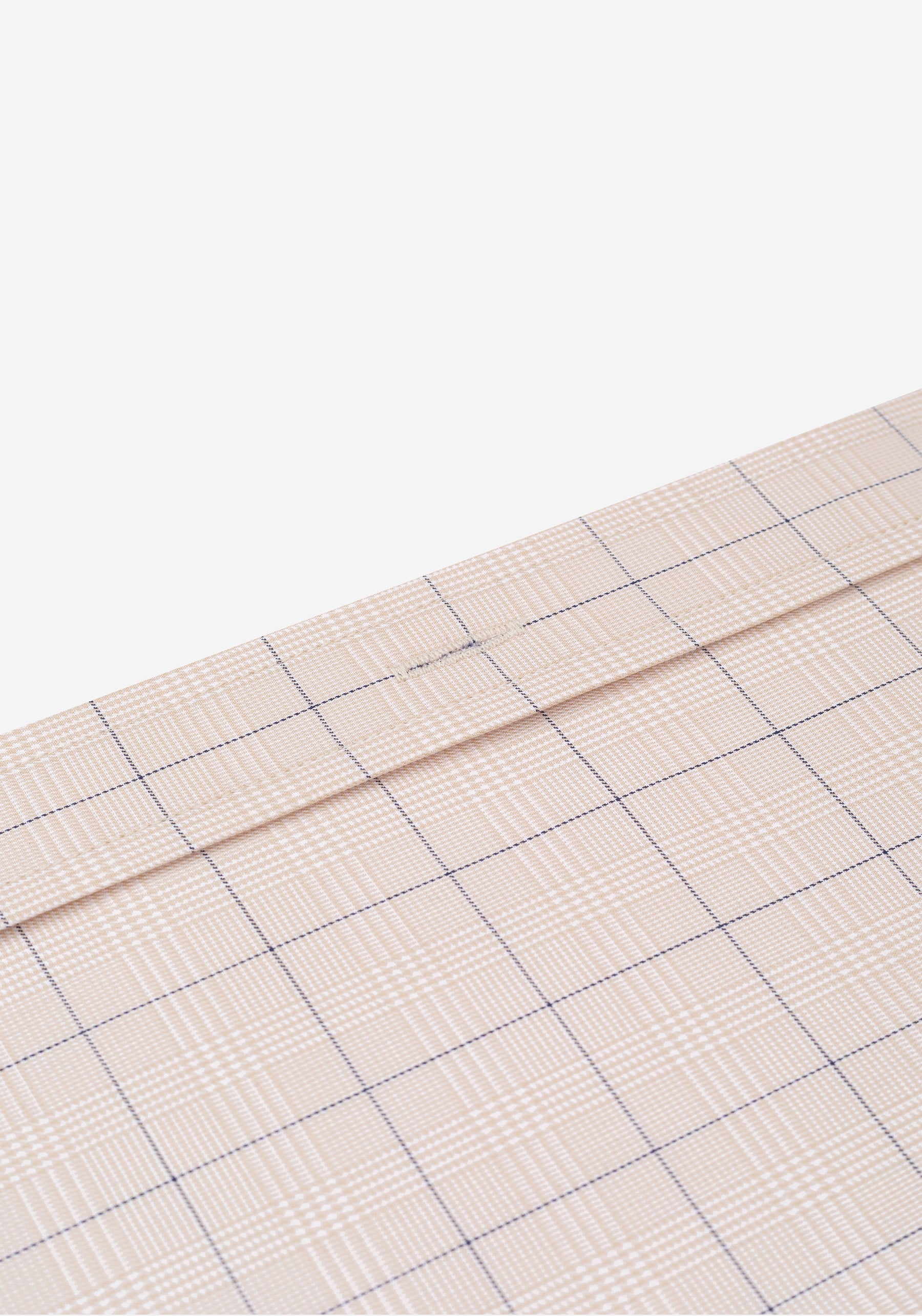 Como Beige Checked Signature Twill Shirt