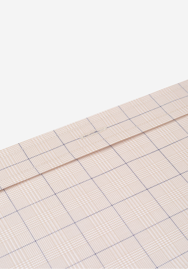 Como Beige Checked Signature Twill Shirt