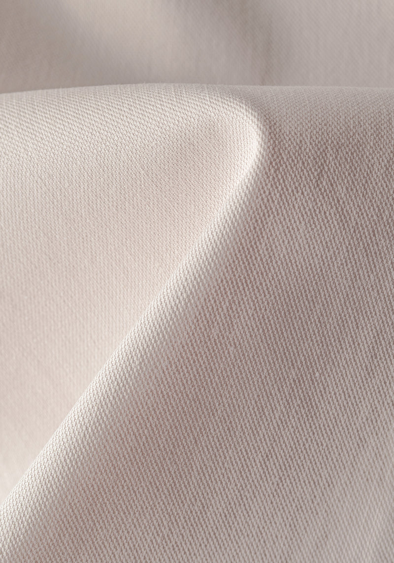 Sandstone Beige Cotton Tencel Gabardine