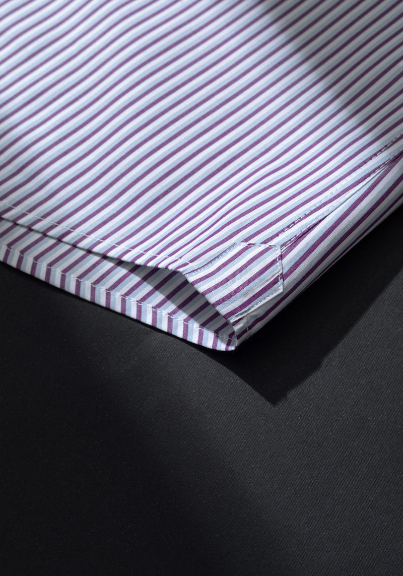 Mulberry Stripe Oxford Shirt