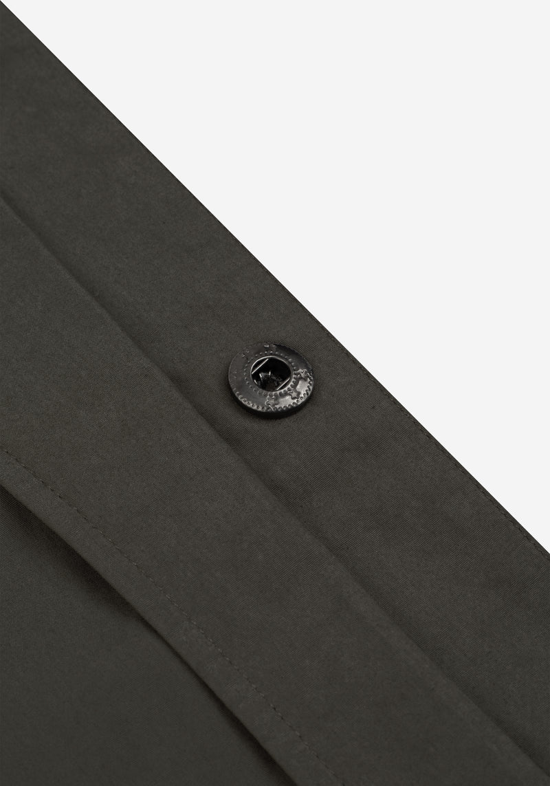 Shadow Olive Paper Touch Overshirt