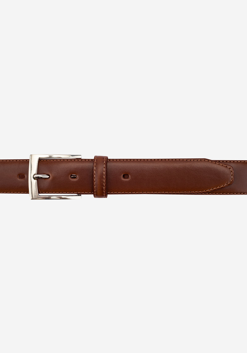 Mocha Brown Spanish Genuine Leather Belt