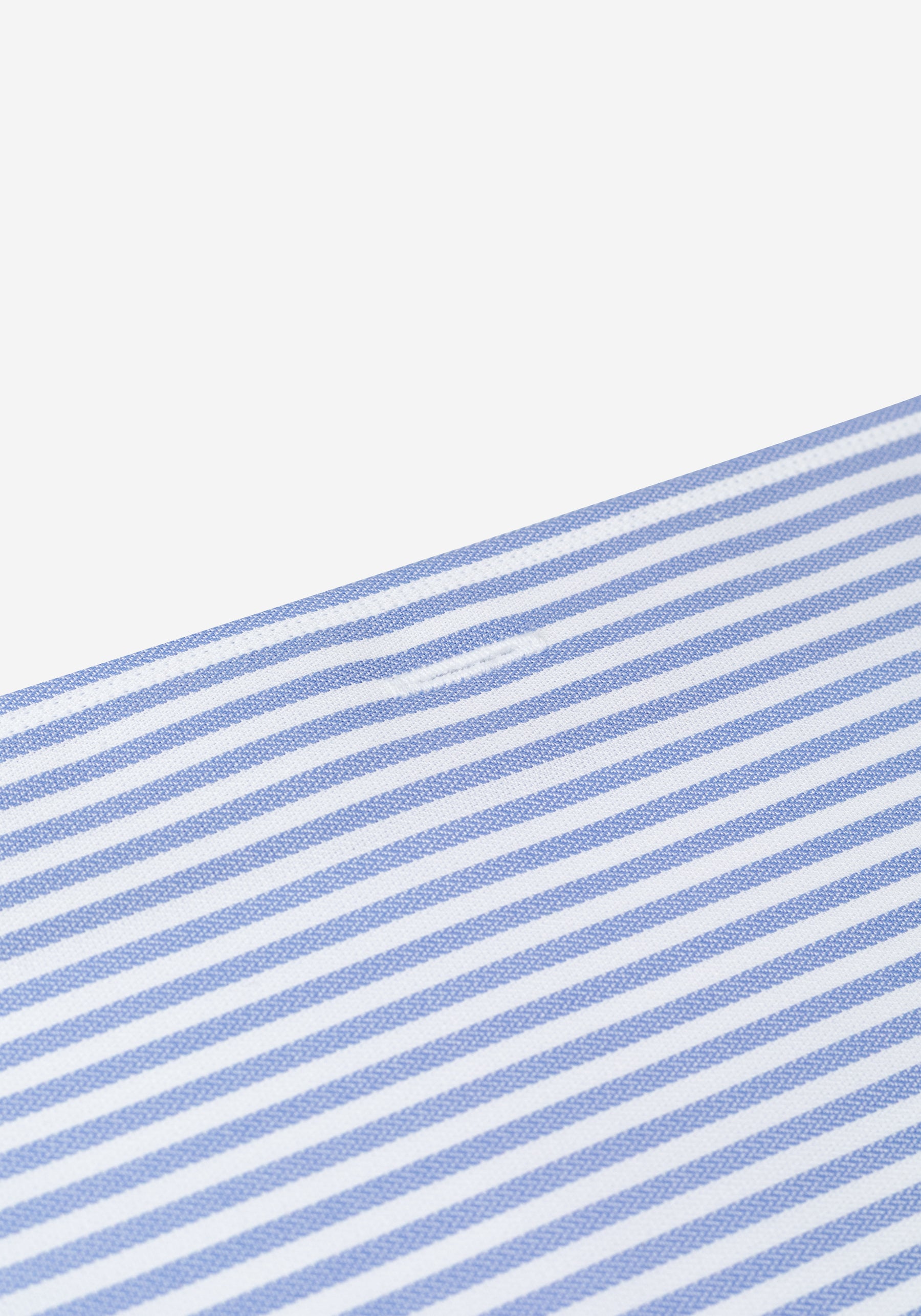 Soft Blue Stripe Herringbone Shirt