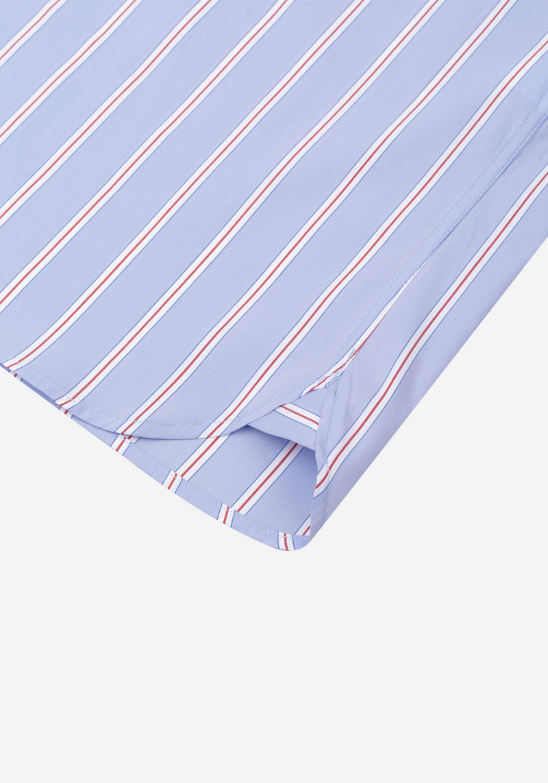 Ivy Blue Stripe Poplin Shirt