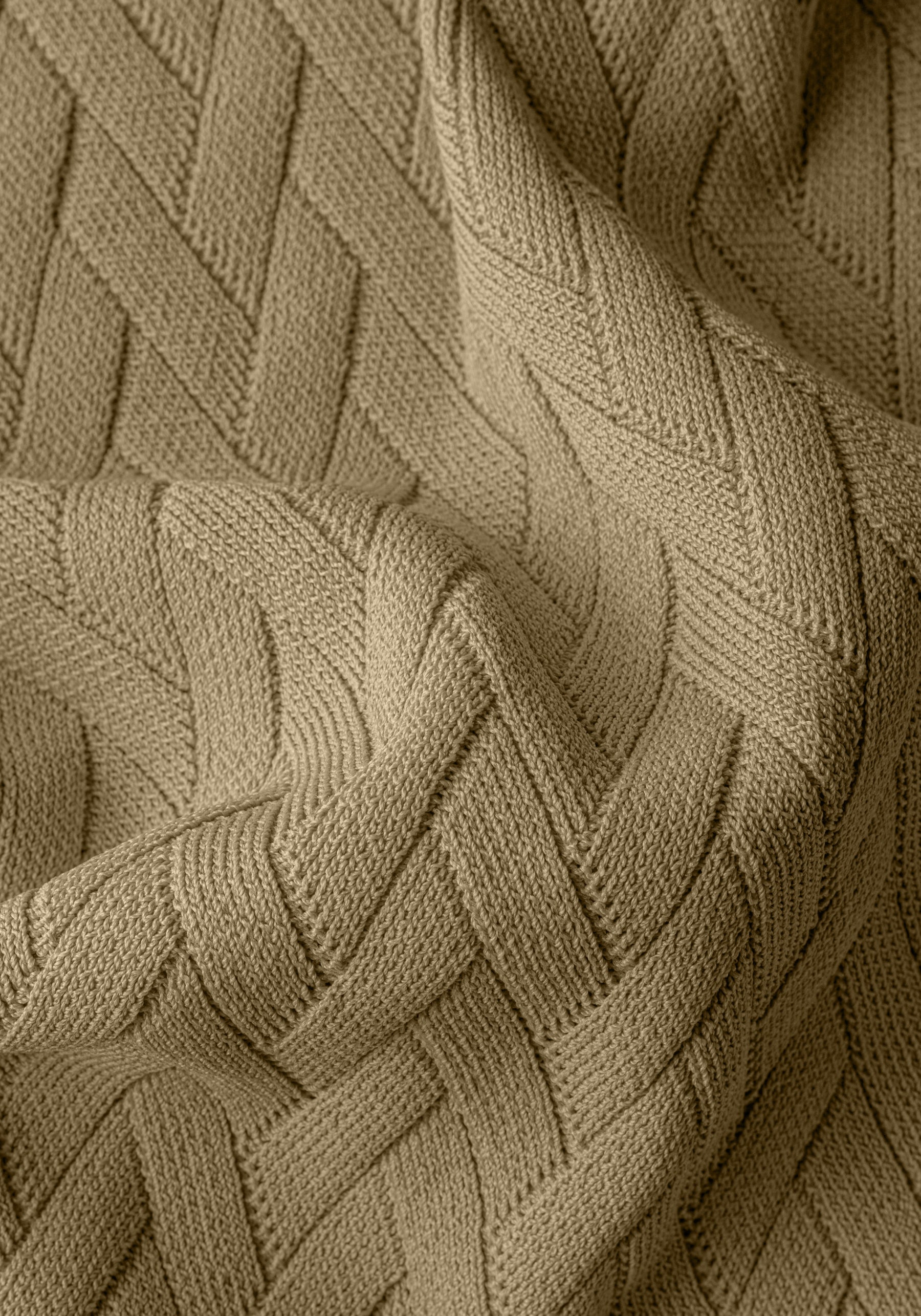 Cafe Beige Polyamide Knitted Polo Shirt