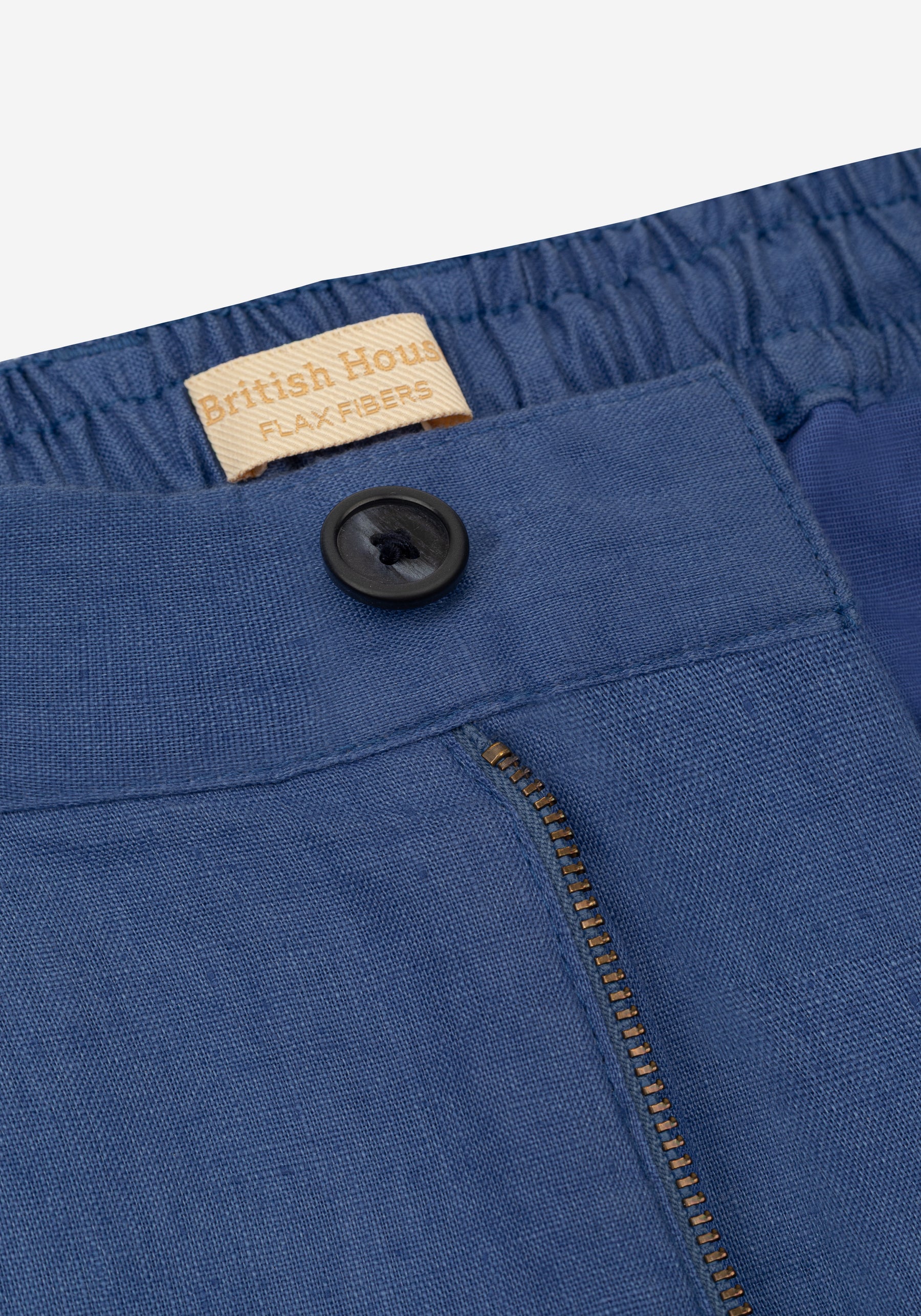 Coastal Blue Soléa Pure Linen Pants