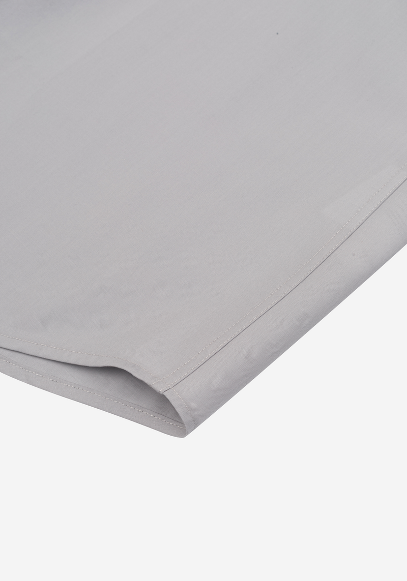Ash Grey Poplin Shirt