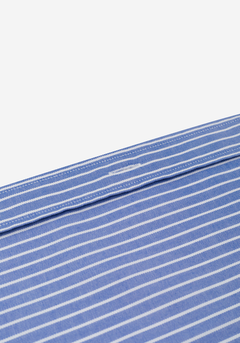 Lago Blue Stripe Oxford Shirt