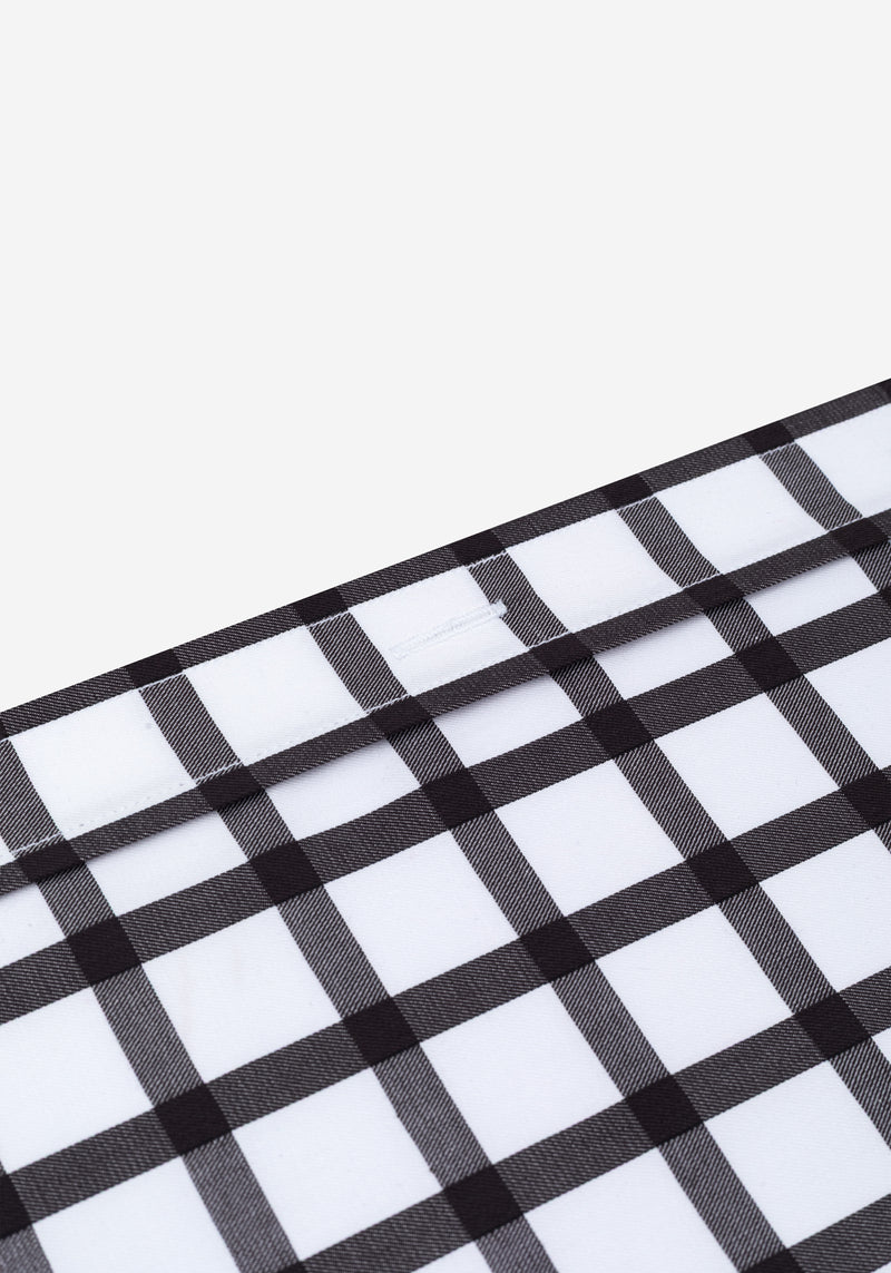 Slate Black Checked Signature Twill Shirt