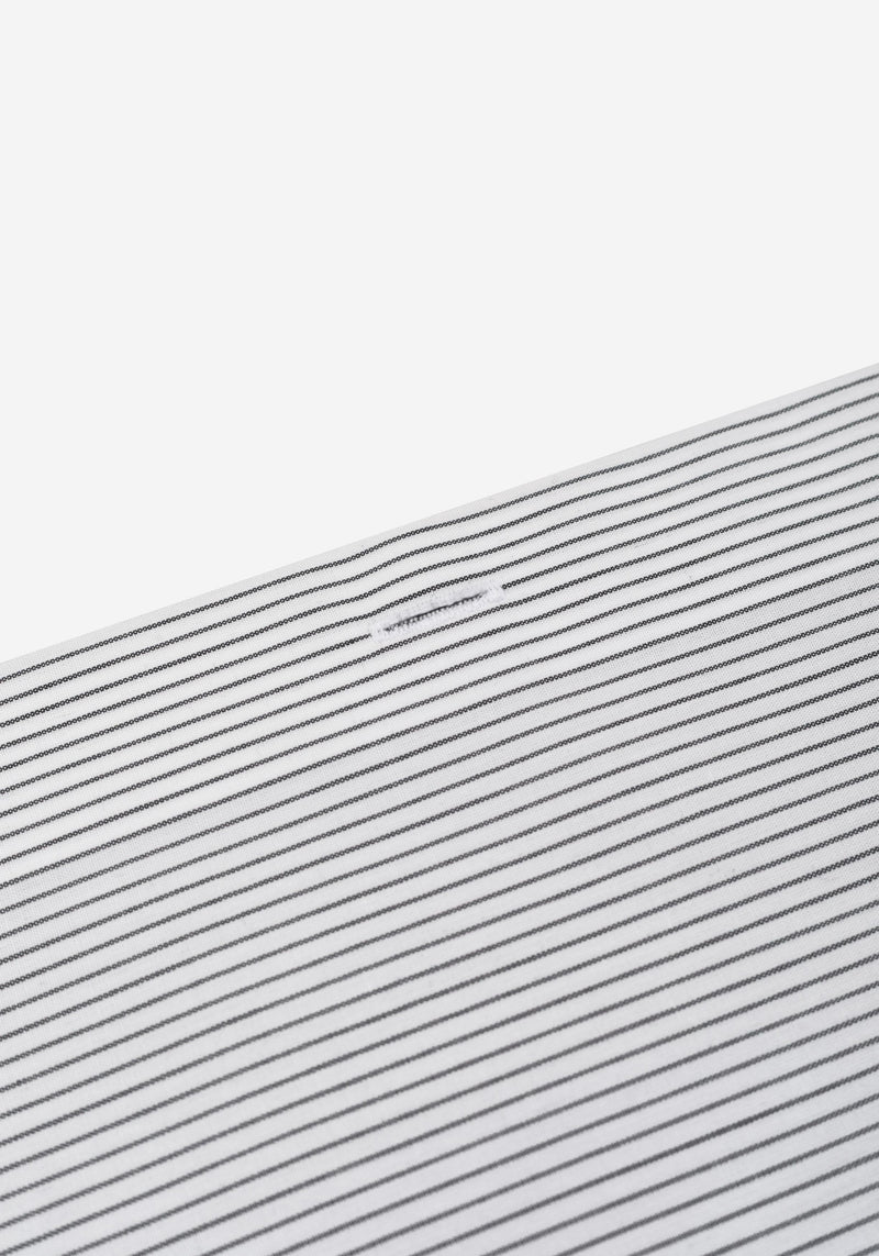 Pitch Black Stripe Poplin Shirt
