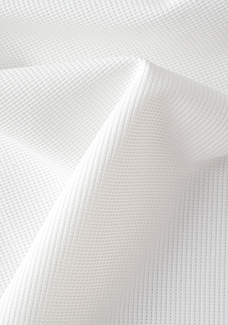 Halo White Aero-Hybrid Polo Shirt