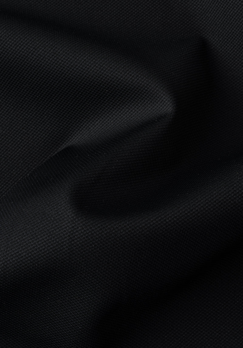 Carbon Black Aero-Hybrid Polo Shirt