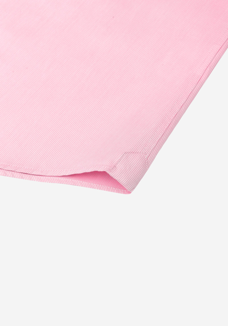Blush Pink Stripe Piqué Shirt