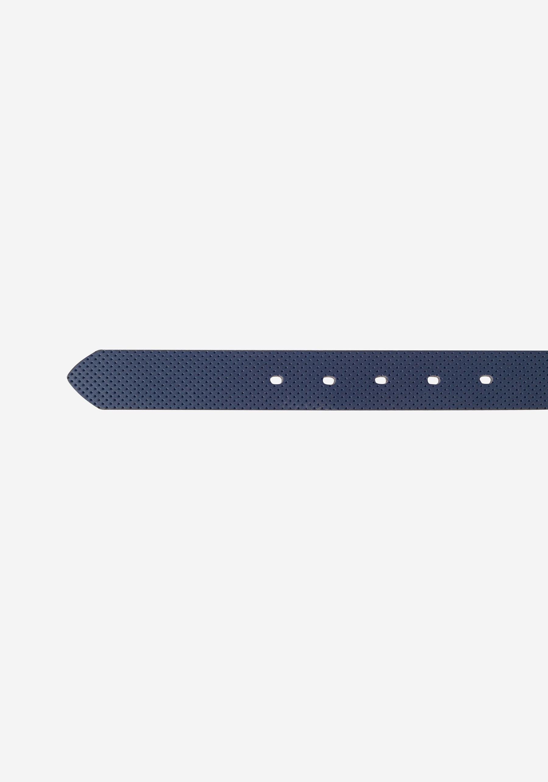 Classic Blue Dotted Leather Belt