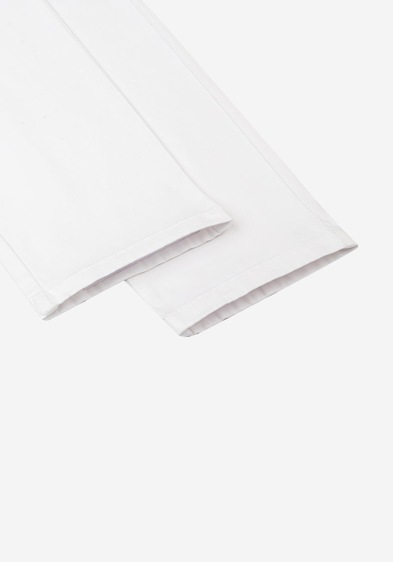 Ivory White Riviera Gabardine