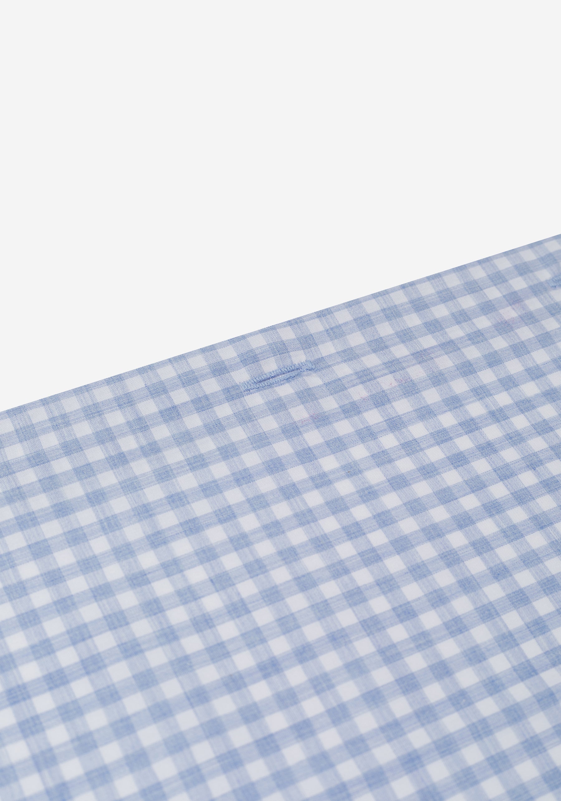 Periwinkle Blue Checked Poplin Shirt