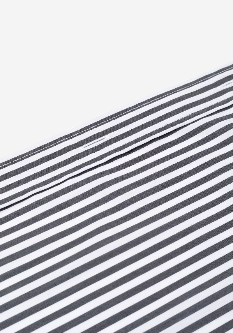 Charcoal Black Stripe Aero-Hybrid Shirt