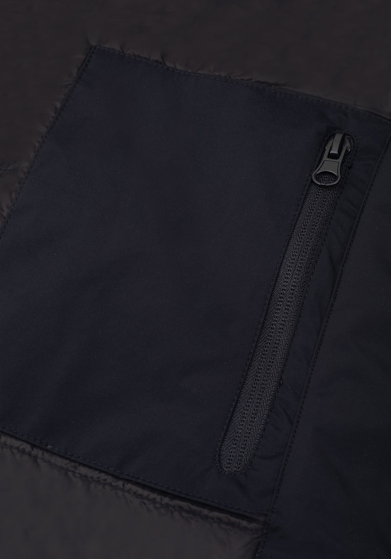 Metallic Navy Polyamide Vest