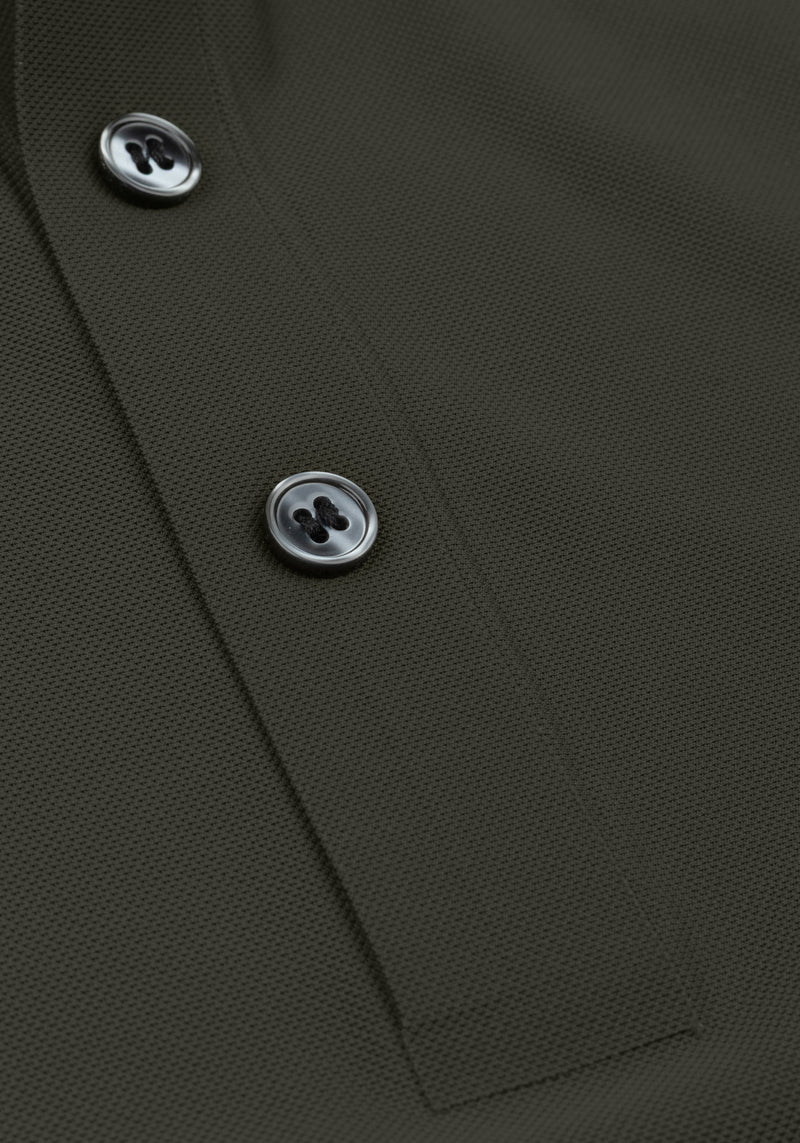 Woodland Olive Aero-Hybrid Polo Shirt