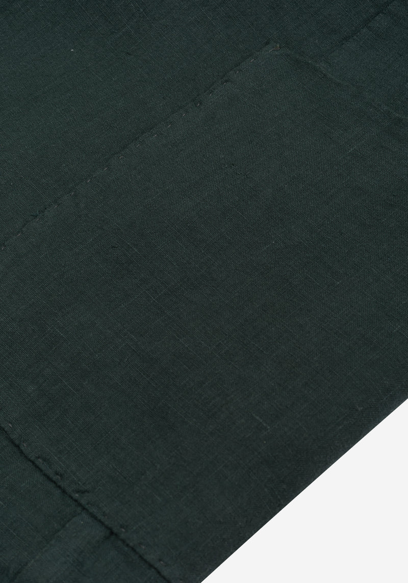 Hunter Green Pure Linen Blazer