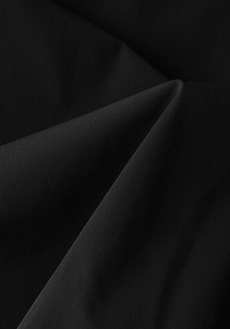 Carbon Black Polyamide Cardigan
