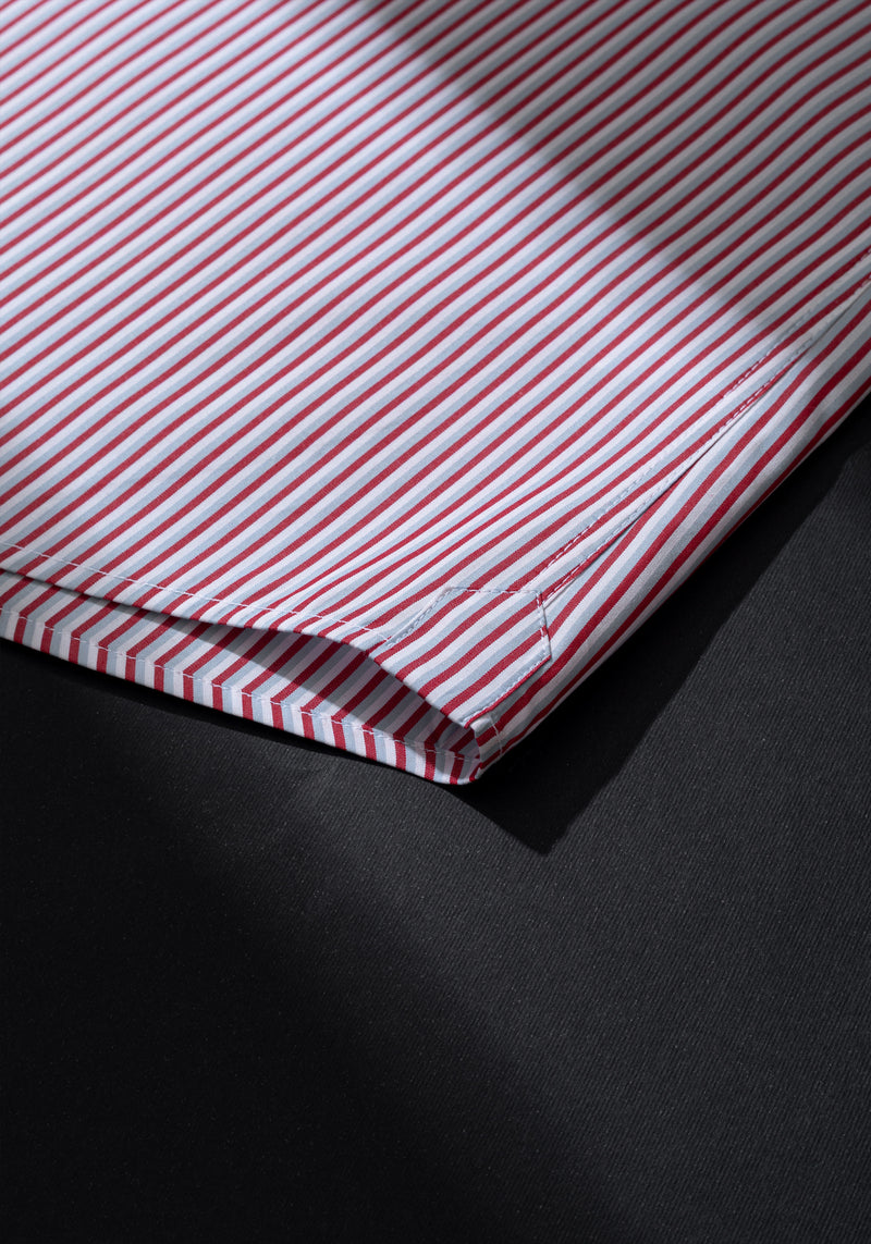 Fiesta Red Stripe Oxford Shirt