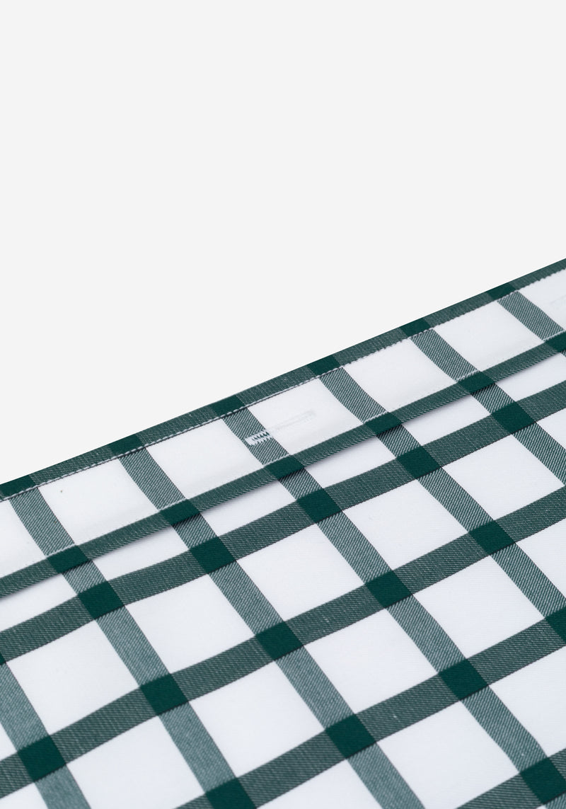Emerald Green Checked Signature Twill Shirt