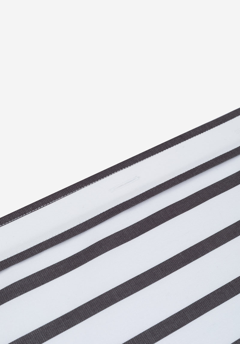 Onyx Black Stripe Signature Twill Shirt