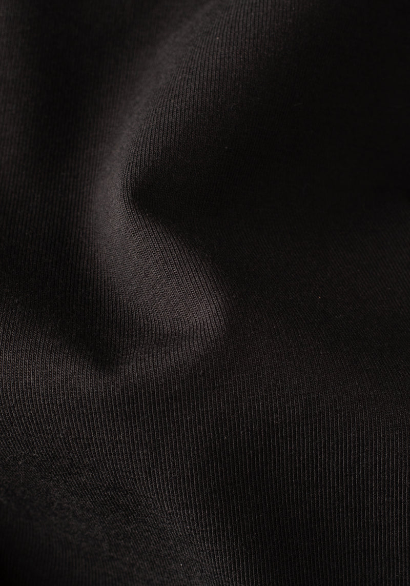 Abyss Black Cotton Undershirt - Short Sleeve