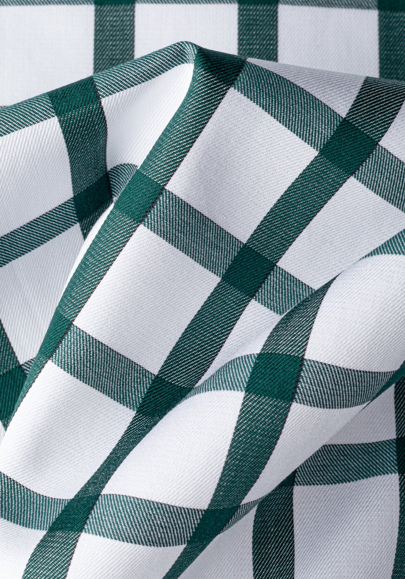 Emerald Green Checked Signature Twill Shirt