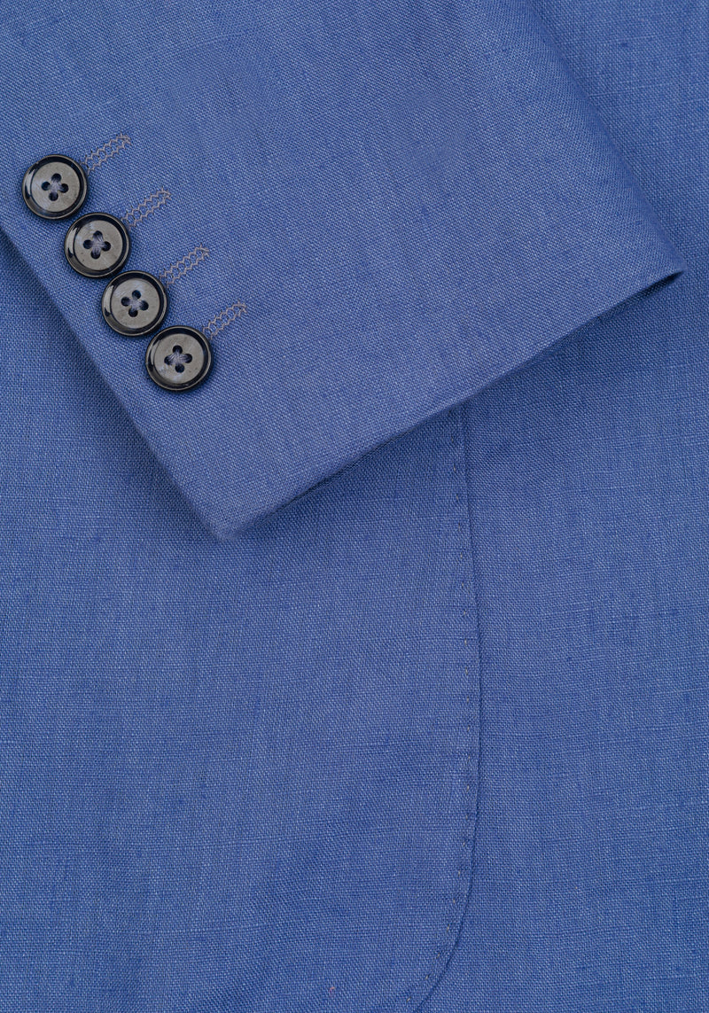 Côte Blue Pure Linen Blazer