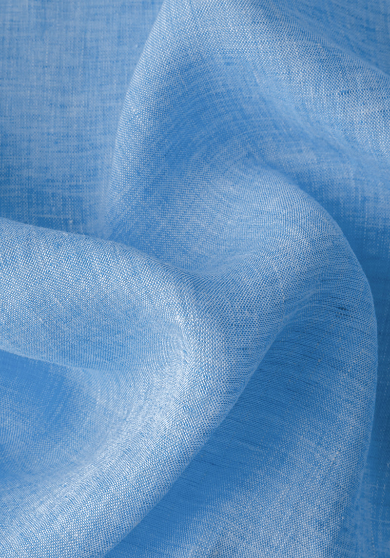 Cornflower Blue Belgian Linen Shirt