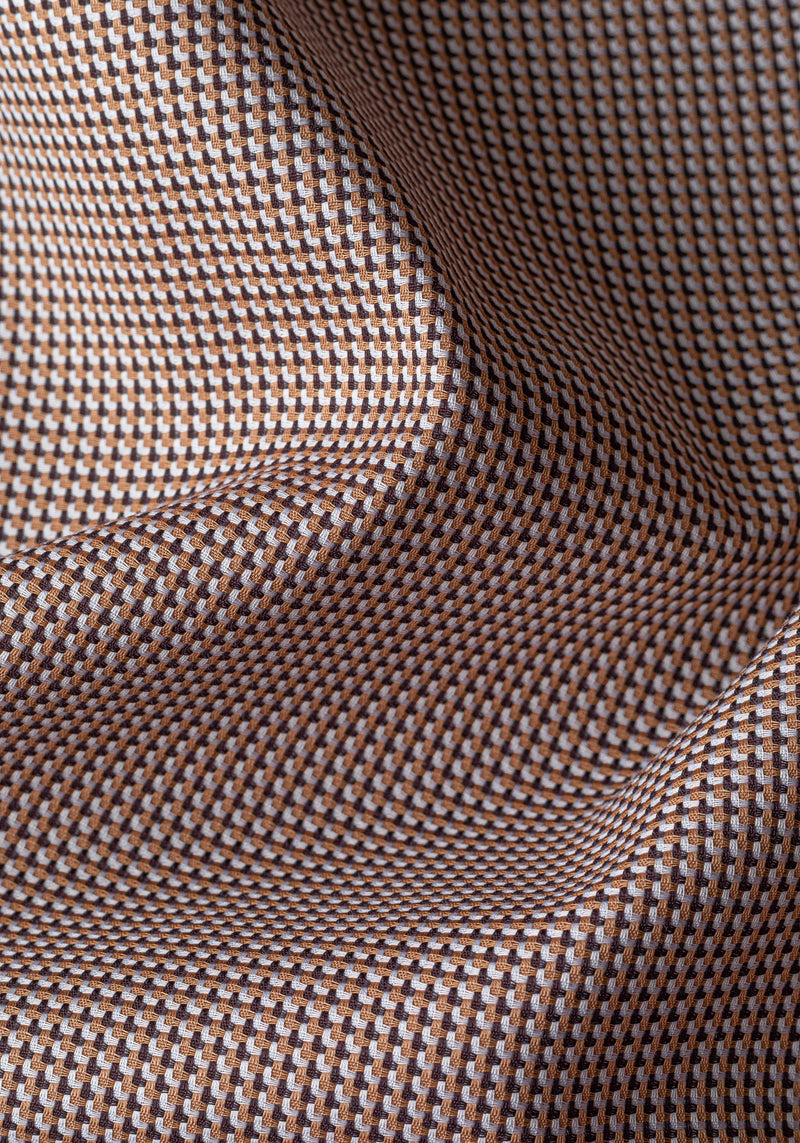 Clay Brown Multi-Check Signature Twill Shirt