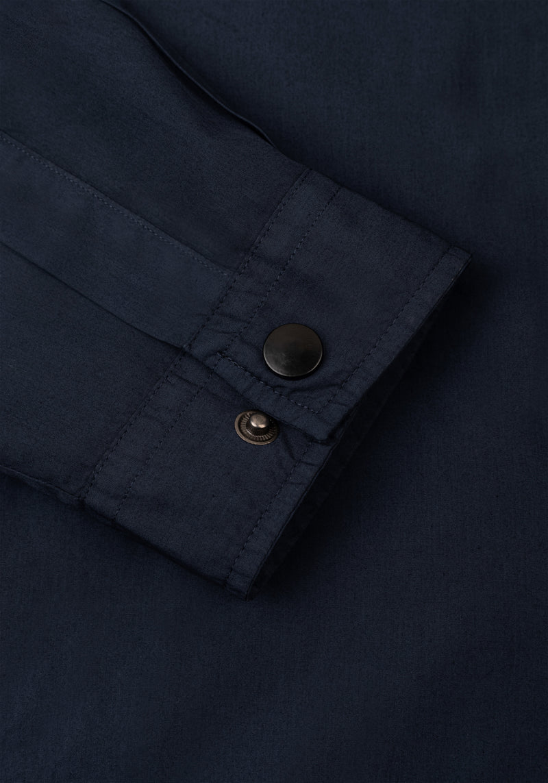 Nautical Blue Paper Touch Overshirt