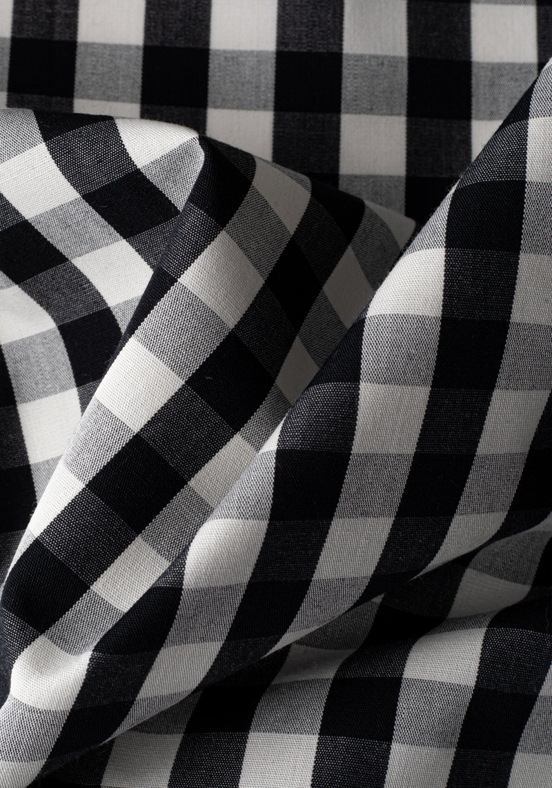 Lunar Black Checked Oxford Shirt