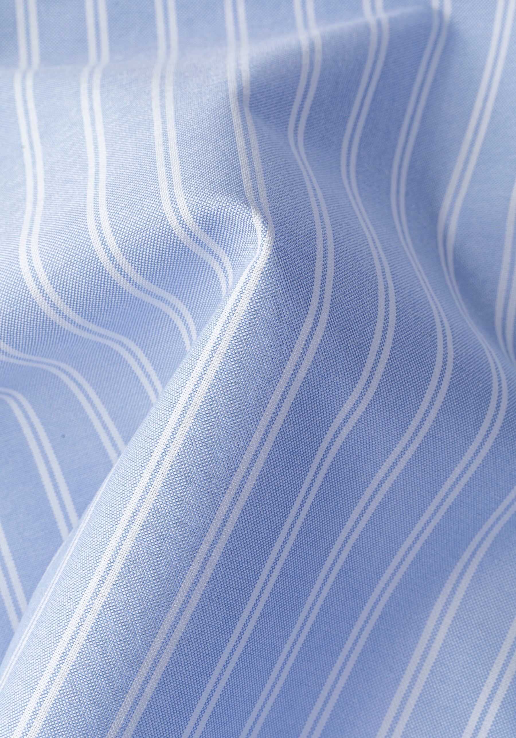 Baby Blue Stripe Heavy Oxford Shirt
