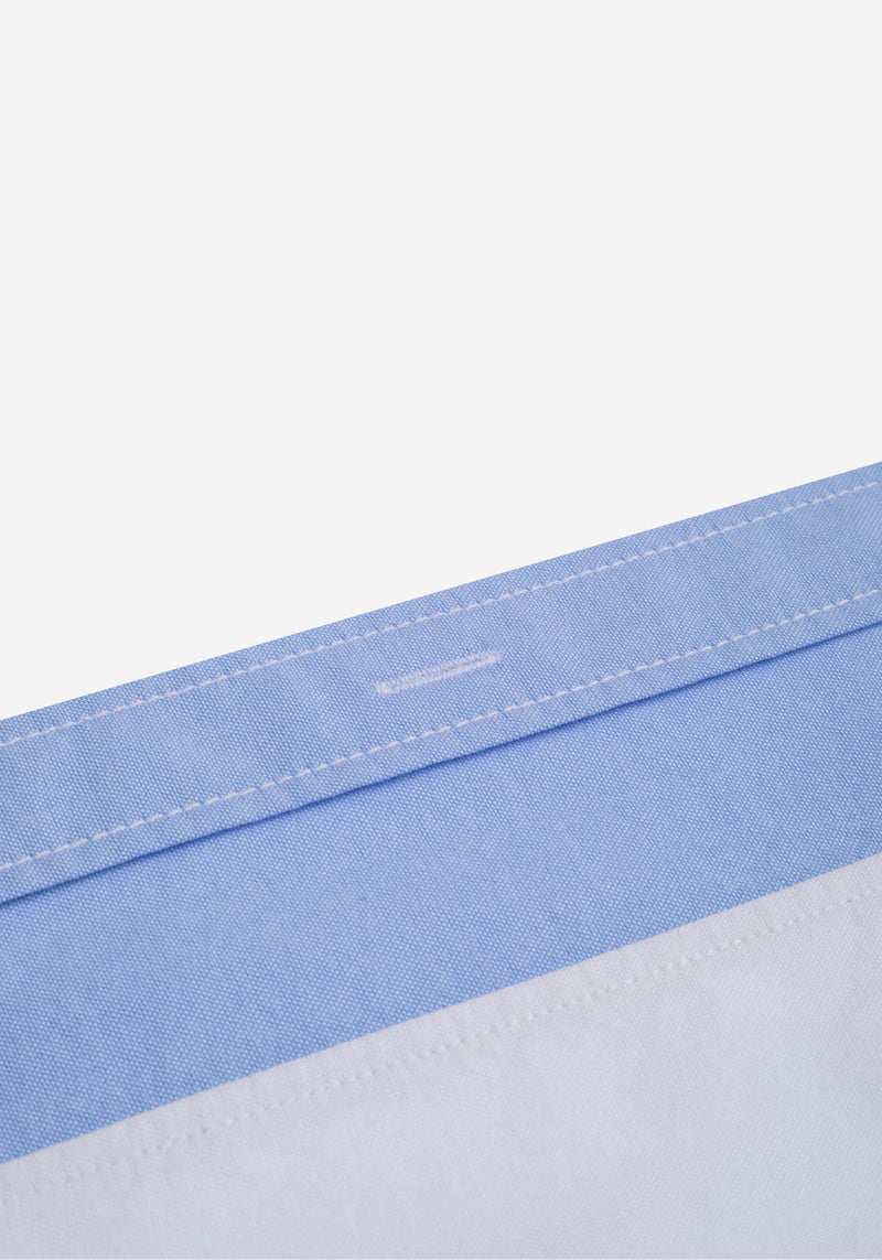 Sky Blue Tri-Tone Oxford Shirt