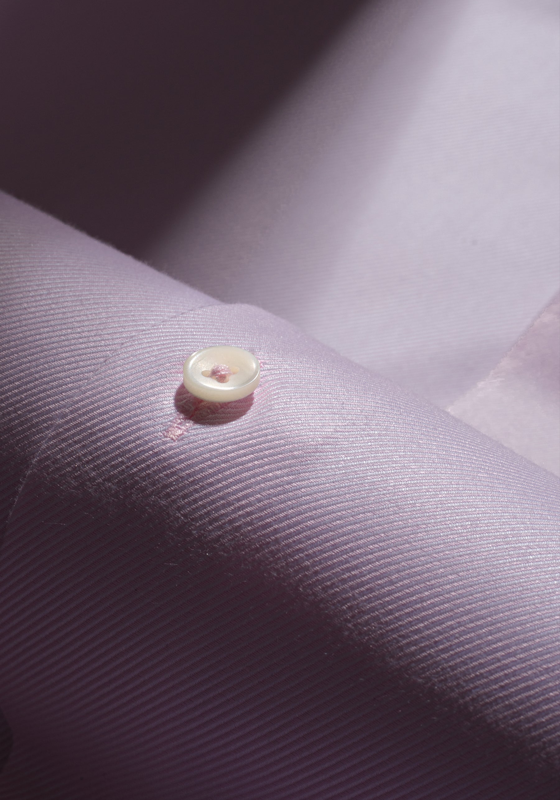Giza 87 Cotton Blush Pink Stripe Signature Twill Shirt