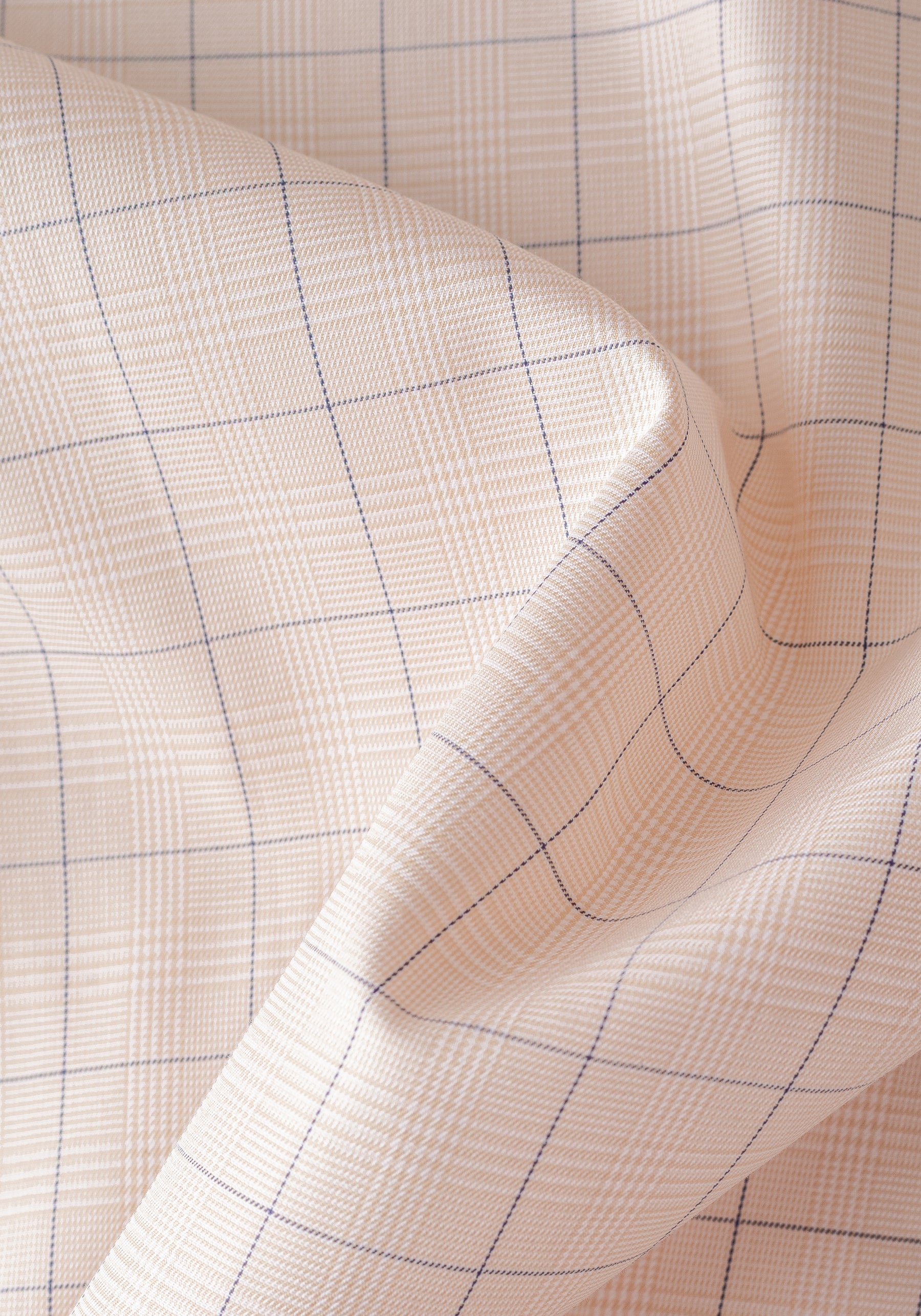 Como Beige Checked Signature Twill Shirt