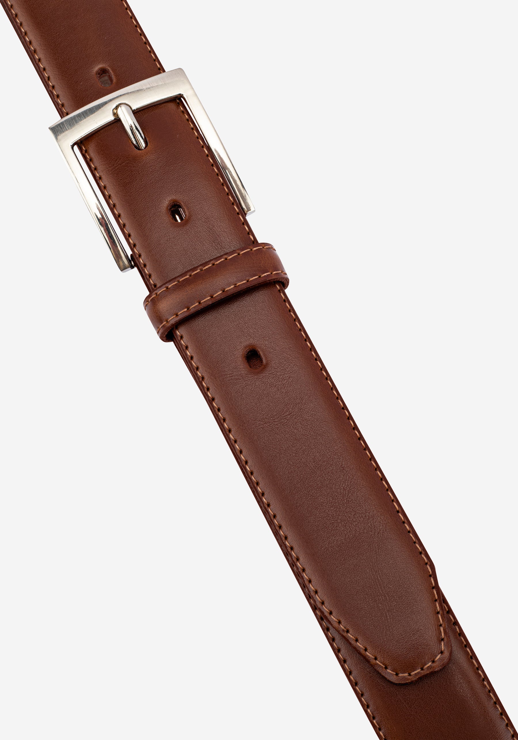 Mocha Brown Spanish Genuine Leather Belt