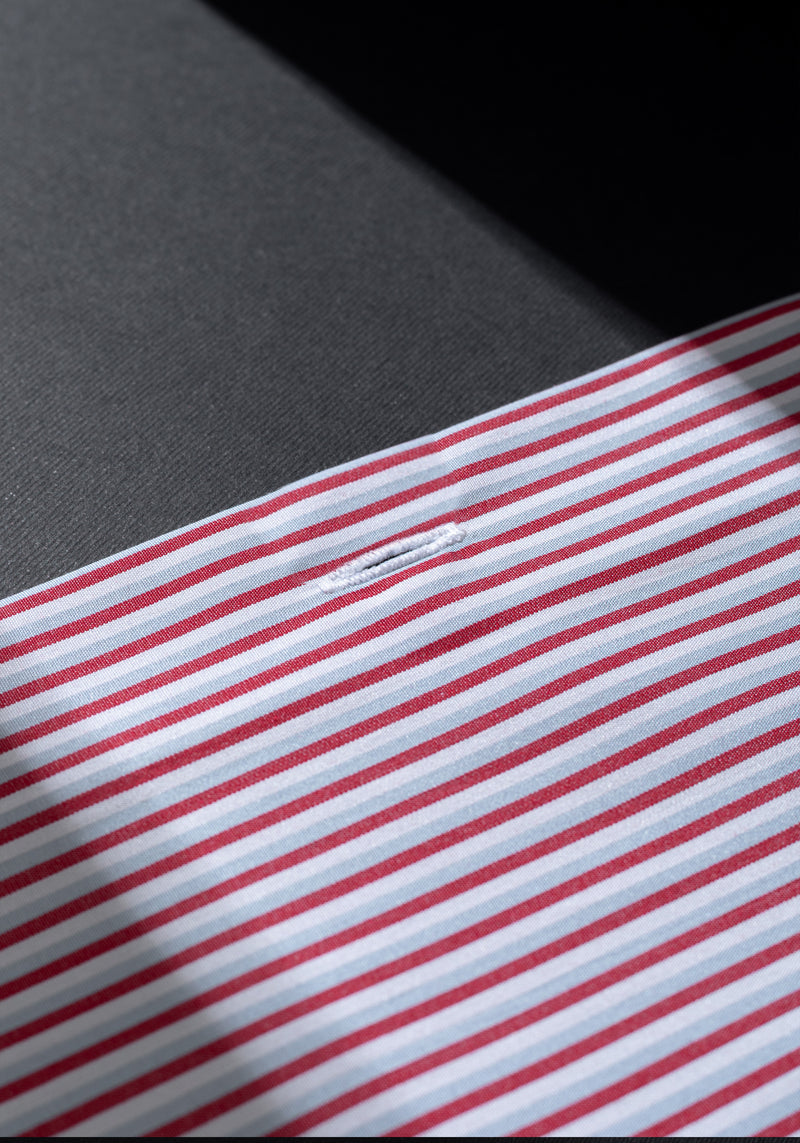 Fiesta Red Stripe Oxford Shirt