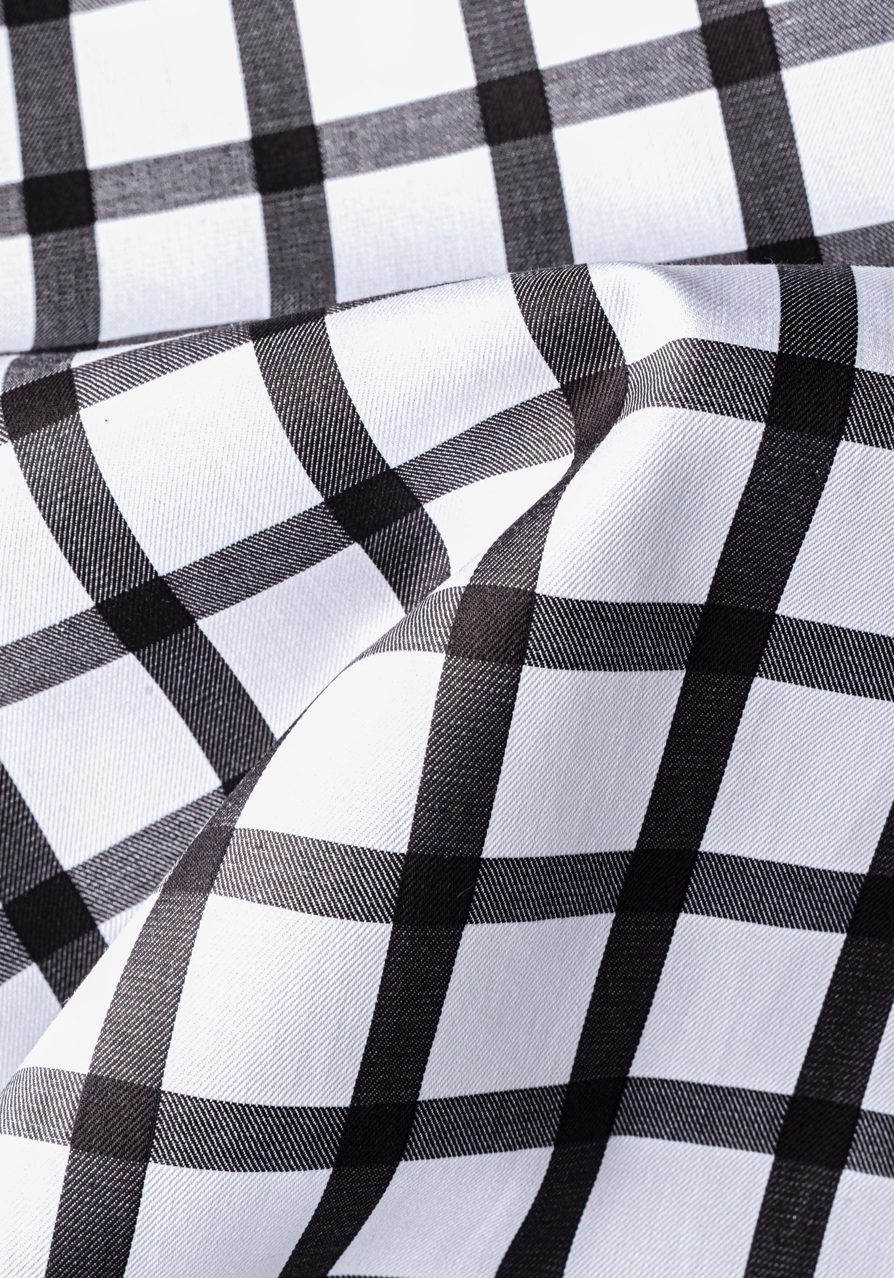 Slate Black Checked Signature Twill Shirt