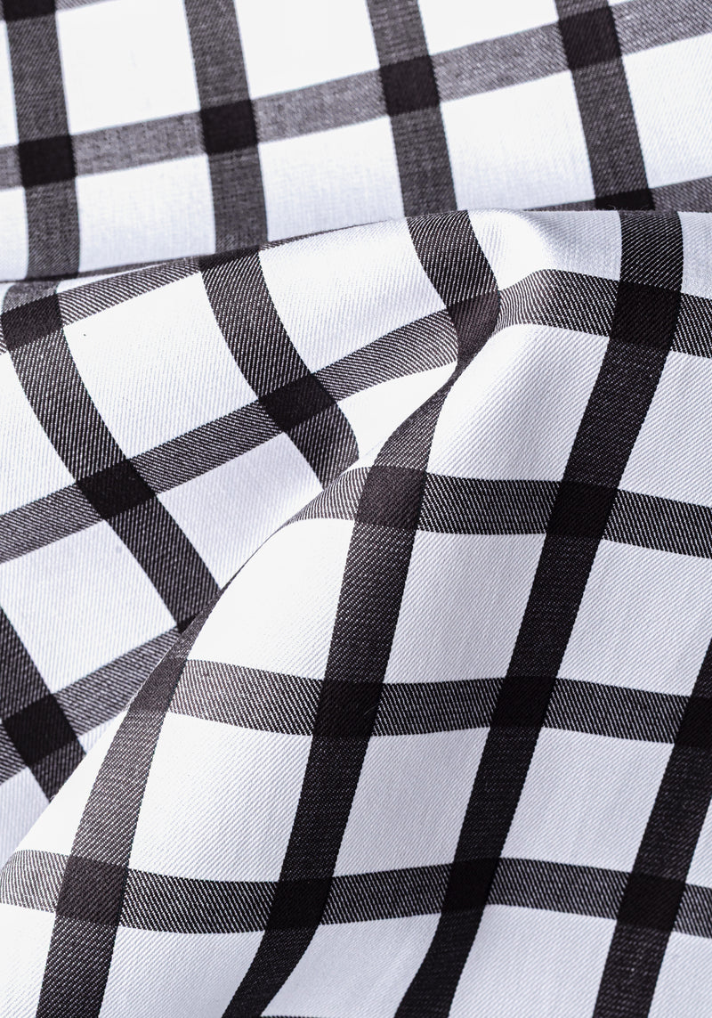 Slate Black Checked Signature Twill Shirt