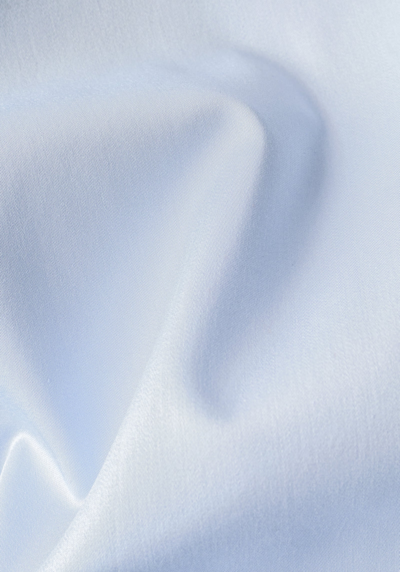 Pale Blue Luxe Twill Shirt - Wrinkle-free