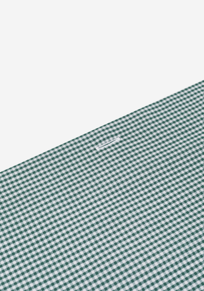 Fir Green Checked Poplin Shirt