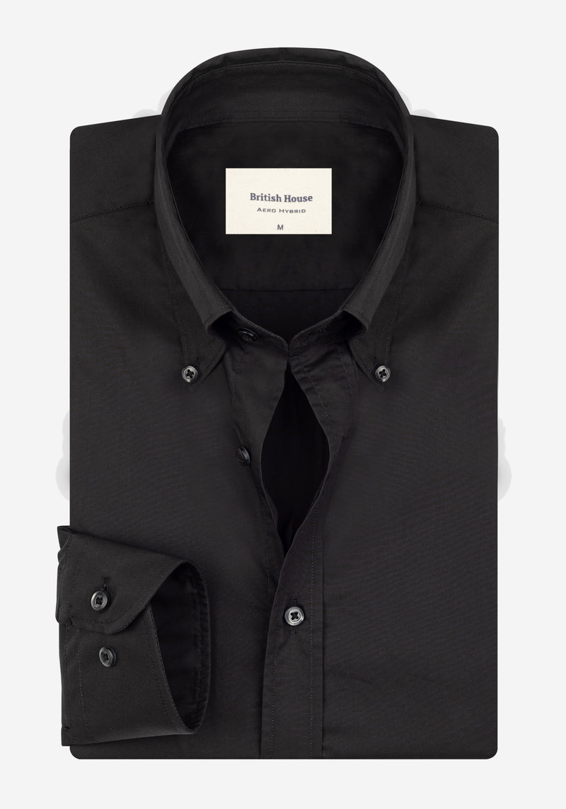 Noir Black Aero-Hybrid Shirt