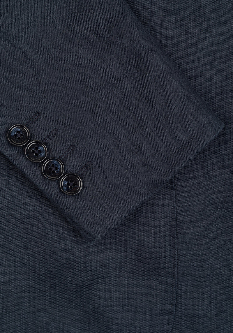 Ocean Dusk Pure Linen Blazer