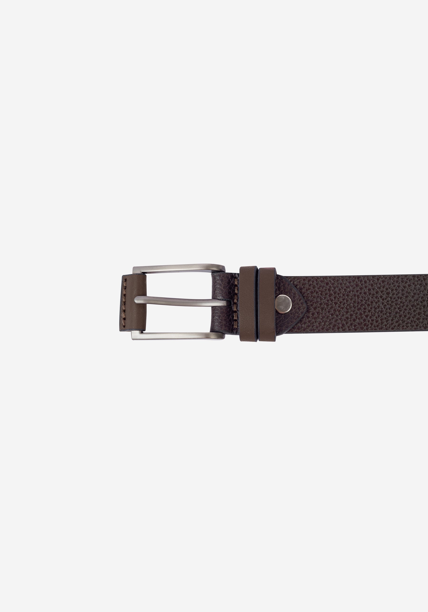 Pure Brown Leather Belt